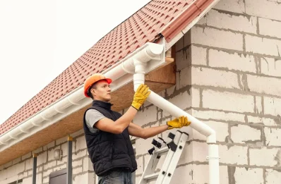 Pose et remplacement de gouttières à Fourtou